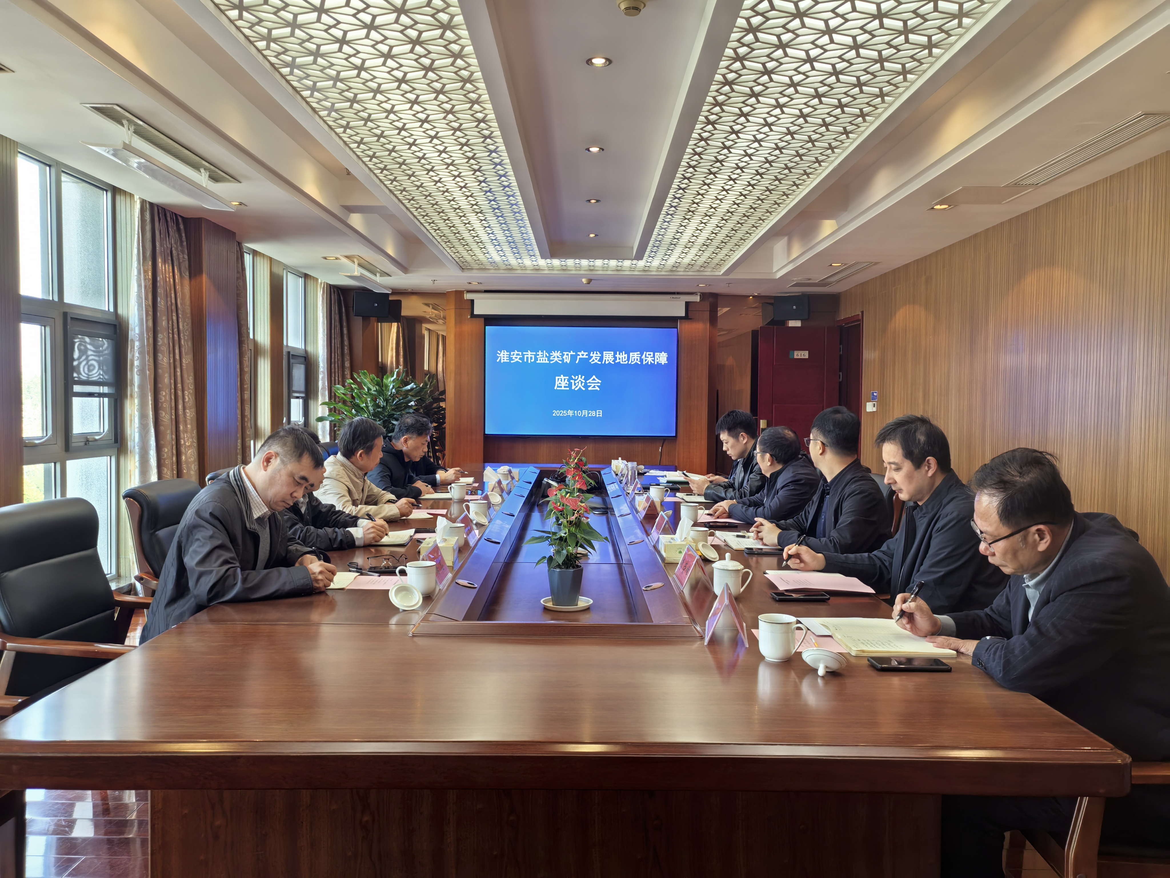 凝聚共识促行动  淮安市盐类矿产发展地质保障座谈会成功举办